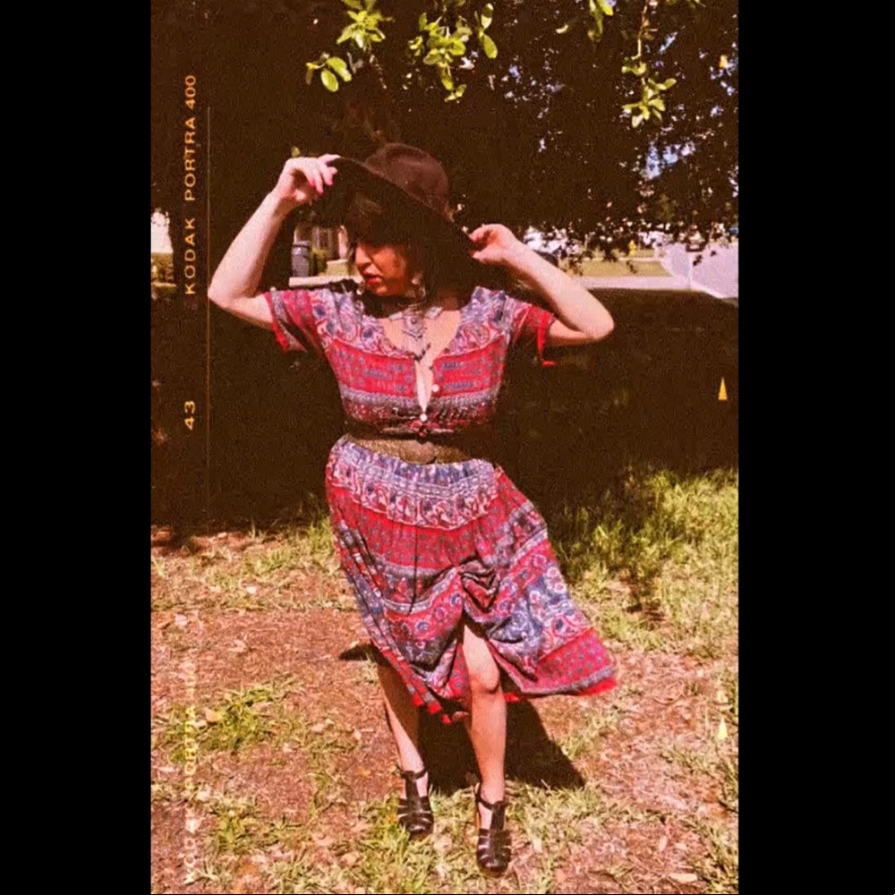 Vintage 90’s Cotton Americana Dress